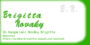 brigitta novaky business card